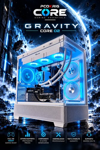 GRAVITY | PC GAMING - CORE 5 ULTRA 225F - RTX 5060 8GB - 1080P