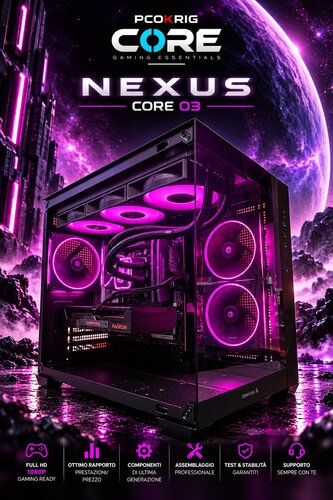 NEXUS | PC GAMING - RYZEN 5 9600X - RX 9060 XT 16GB - 1080P/1440P