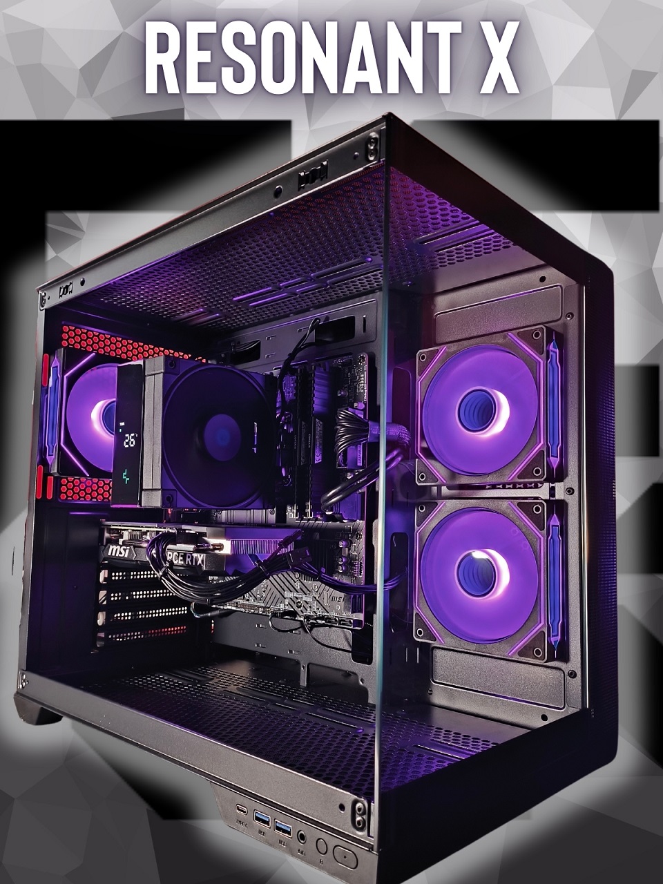 PCOK RIG RESONANT X | PC GAMING ASSEMBLATI - CORE I5 14400F - 16GB D4 3600 - 1TB NVME 4.0 - RTX-4060-TI 8GB