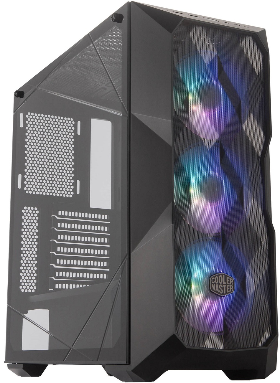 CM TD500M BLACK | MID-TOWER - VETRO - ARGB - 3FAN INCLUSE ARGB