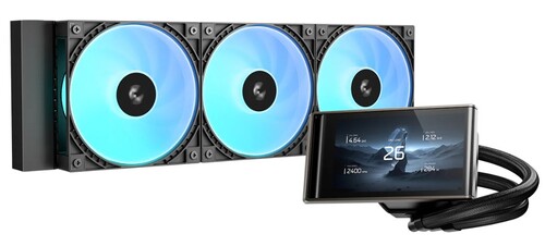 DISSIPATORE A LIQUIDO DEEPCOOL LT360 VISION BLACK