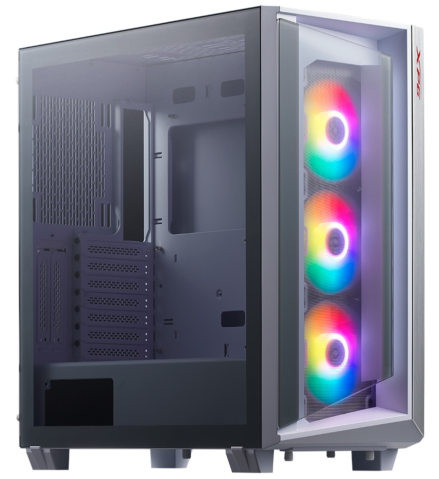 XPG CRUISER SPCC WHITE | MID-TOWER - VETRO - 3FAN INCLUSE ARGB