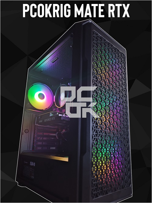 GAMING PC "MATE RTX" | PC GAMING ASSEMBLATI - RYZEN 5 4500 - 16GB D4 3600 - 1TB NVME 4.0 - RTX-3050 6GB