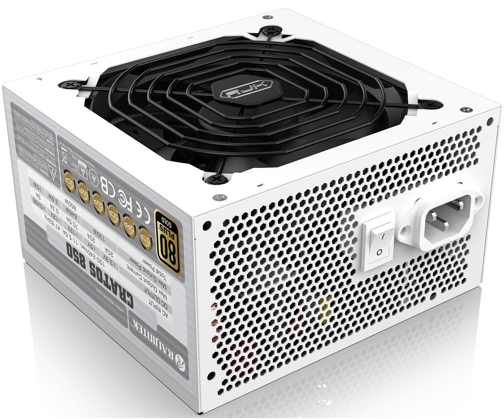 CRATOS 850W WH | 850W ATX3.1 - 80+GOLD MODULARE - 4715109924336