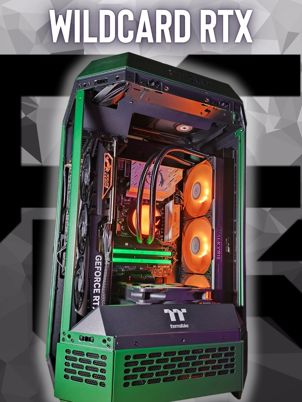 PCOK RIG WILDCARD RTX | PC GAMING ASSEMBLATI - RYZEN 7 7800X3D - 32GB D5 6000 RGB - 2TB NVME 4.0 - RTX-4070 SUPER 12GB