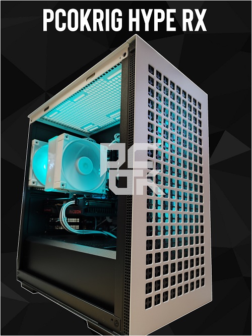 GAMING PC "HYPE RX" | PC GAMING ASSEMBLATI - CORE I5 12400F - 16GB D4 3600 - 1TB NVME 4.0 - RX-6600 8GB