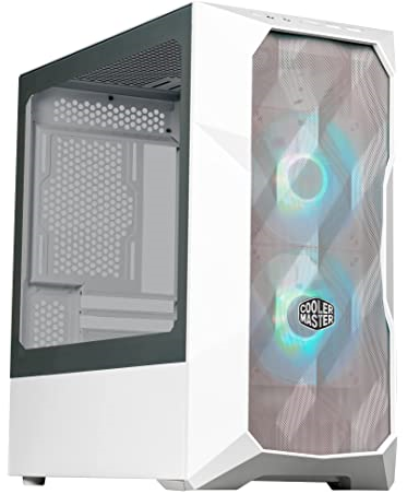 CM TD300M WHITE | MID-TOWER - VETRO - ARGB - 2FAN INCLUSE