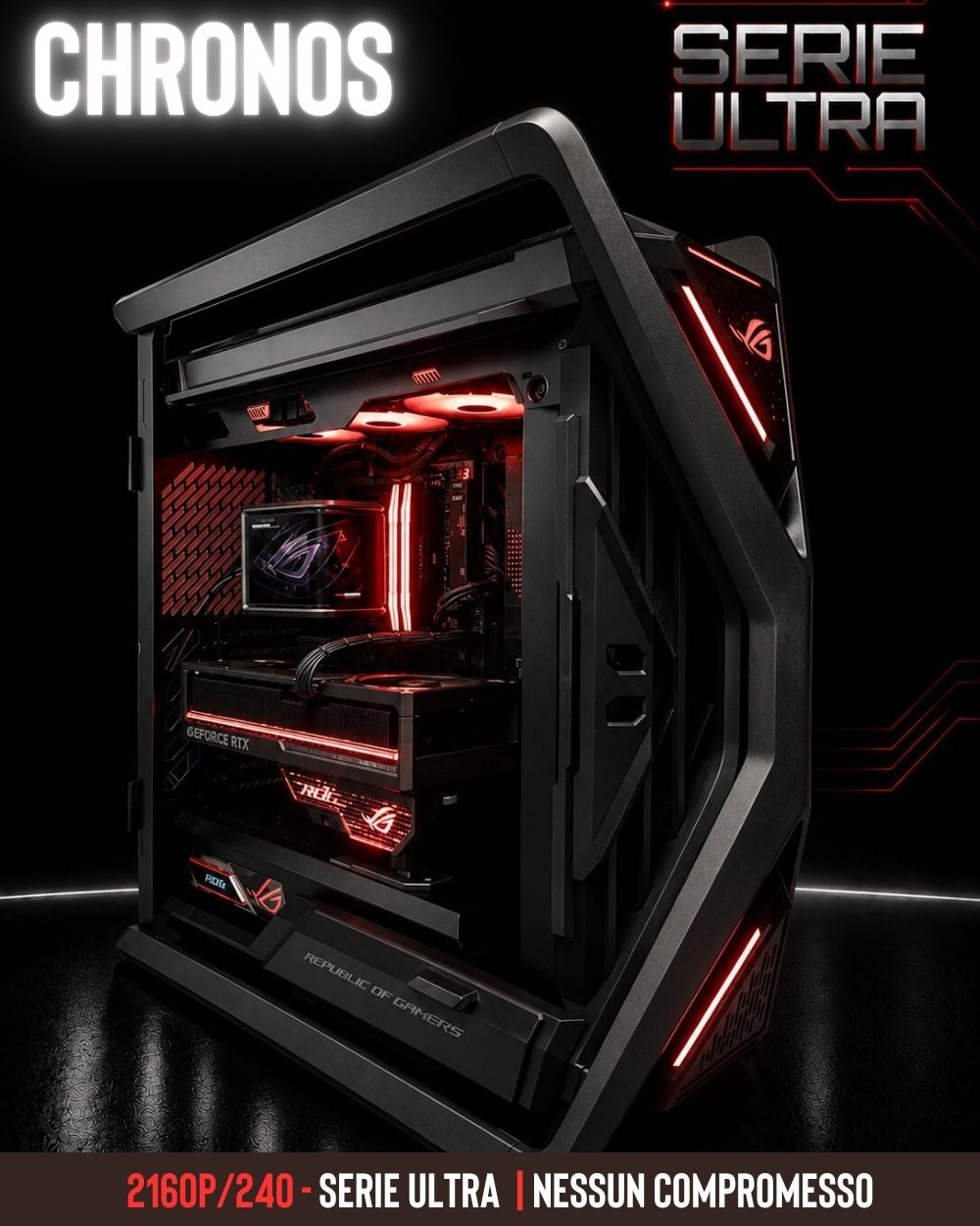 CHRONOS | RYZEN 7 9850X3D - RTX 5080 16GB - 2160P 4K