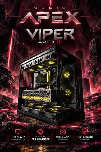 VIPER | PC GAMING - RYZEN 7 9800X3D - RX 9070 XT 16GB - 1440P 240HZ