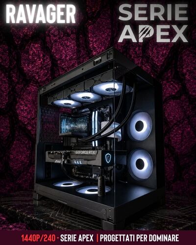 RAVAGER | RYZEN 7 7800X3D - RTX 5070TI 16GB - 1440P 240HZ