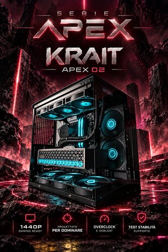 KRAIT | PC GAMING - RYZEN 7 7800X3D - RX 9070 16GB - 1440P 240HZ