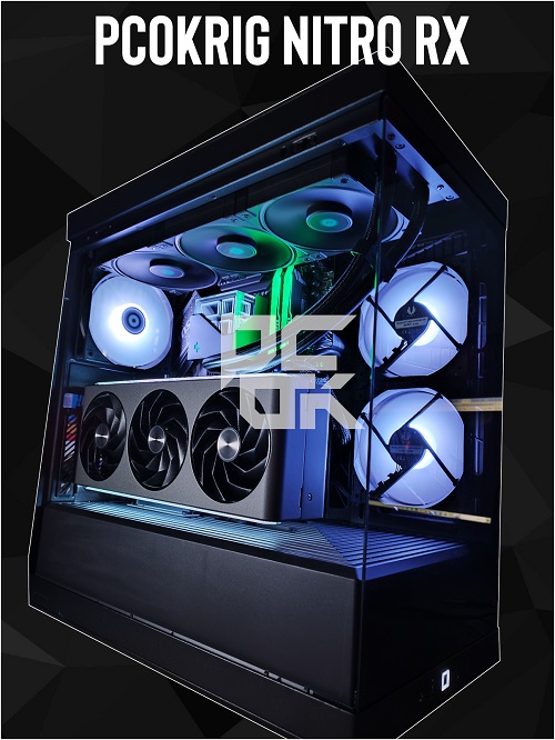 GAMING PC "NITRO-RX" | PC GAMING ASSEMBLATI - RYZEN 9 7900X3D - 32GB D5 7200 RGB - 2TB NVME 4.0 - RX-7900XTX 24GB