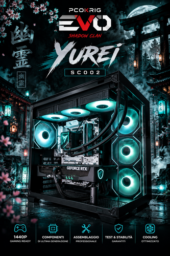 YUREI | PC GAMING - RYZEN 7 9700X - RTX 5070 12GB - 1440P