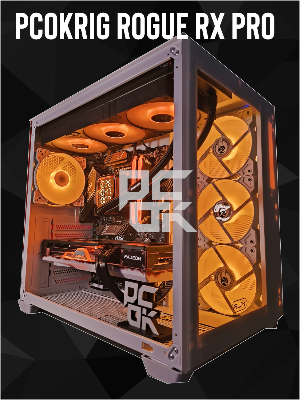 GAMING PC "ROGUE RX PRO" | PC GAMING ASSEMBLATI - RYZEN 7 9700X - 32GB D5 6000 RGB - 2TB NVME 4.0 - RX-7700XT 12GB