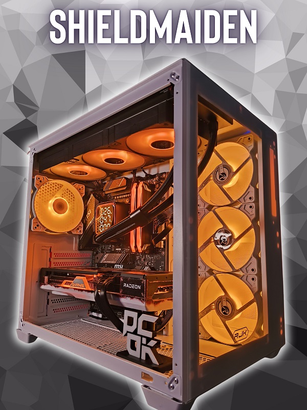 PCOK RIG SHIELDMAIDEN | PC GAMING ASSEMBLATO - RYZEN 7 7700 - 32GB D5 6000 RGB - 2TB NVME 4.0 - RX-7700XT 12GB