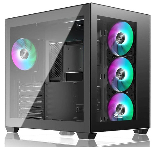 PAEAN C7 TG4 BK | MID-TOWER - 4X 120 INCLUSE RGB - 4715109924237