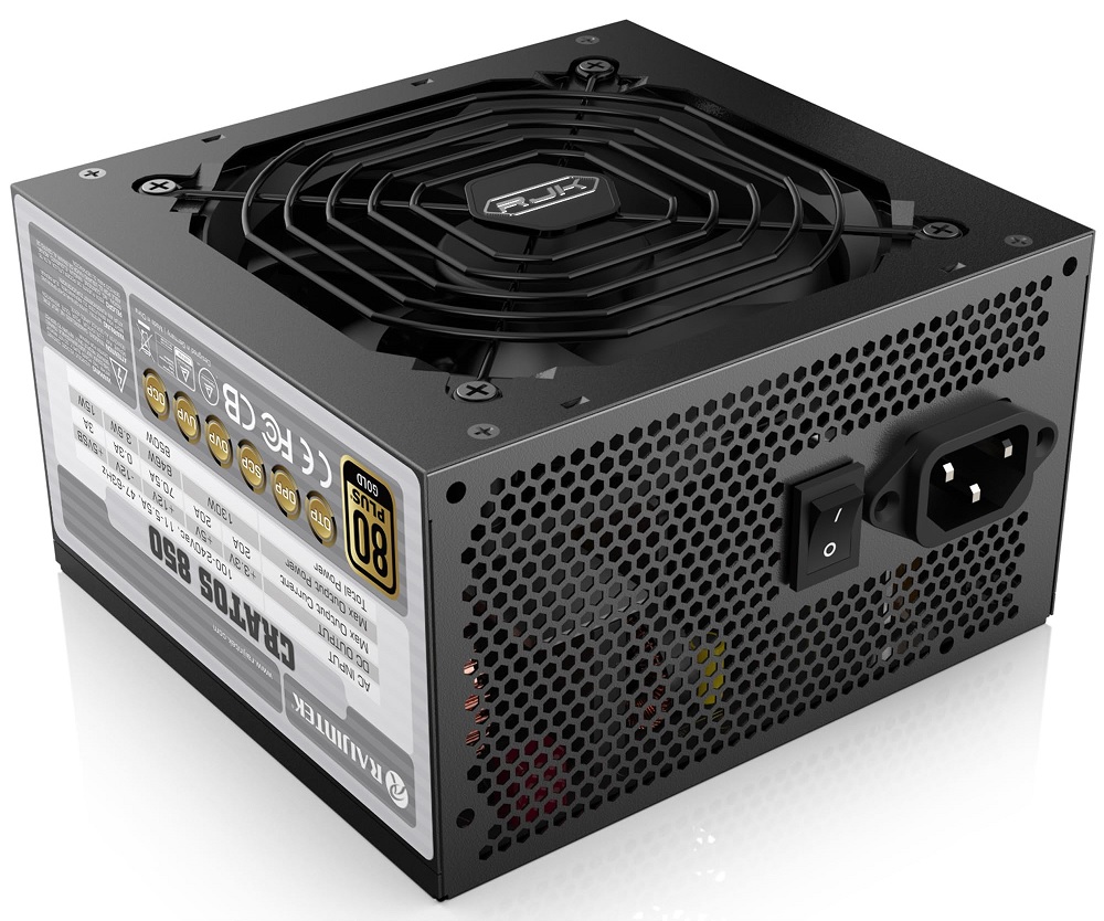 CRATOS 850W BK | 850W ATX3.1 - 80+GOLD MODULARE - 4715109924329