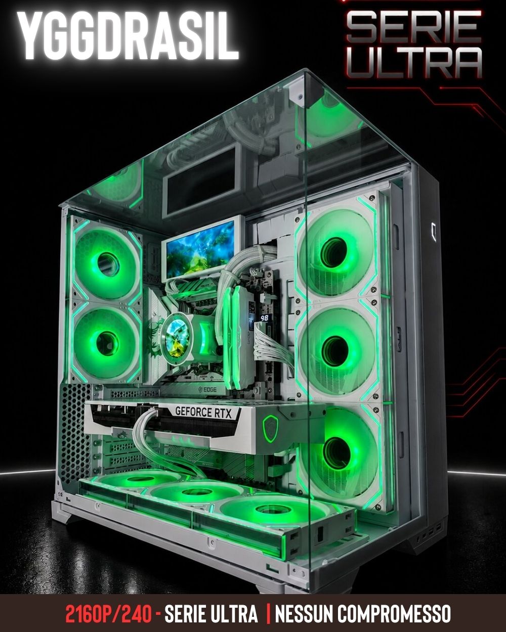 YGGDRASIL | RYZEN 7 9850X3D - RTX 5070TI 16GB - 2160P 4K