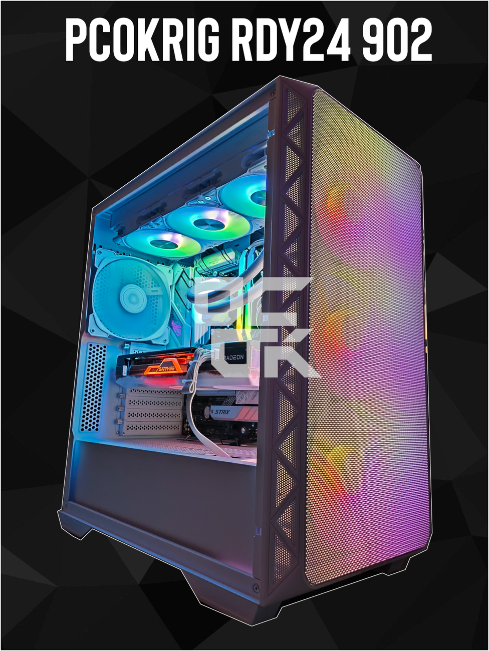 PCOKRIG "RDY24-902" | PC GAMING ASSEMBLATI - RYZEN 7 7700X - 32GB D5 6000 RGB - 2TB NVME 4.0 - RX-7700XT 12GB