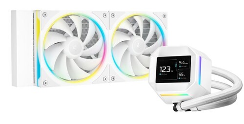 DISSIPATORE A LIQUIDO DEEPCOOL LM240 WHITE